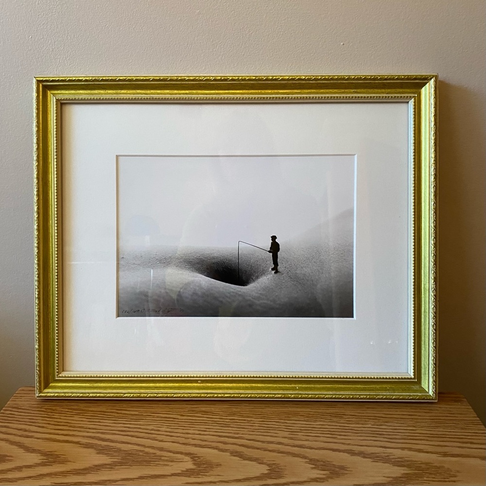 ☘️SIGNED ALLAN I. TEGER BODYSCAPES BELLY BUTTON FISHING PHOTO